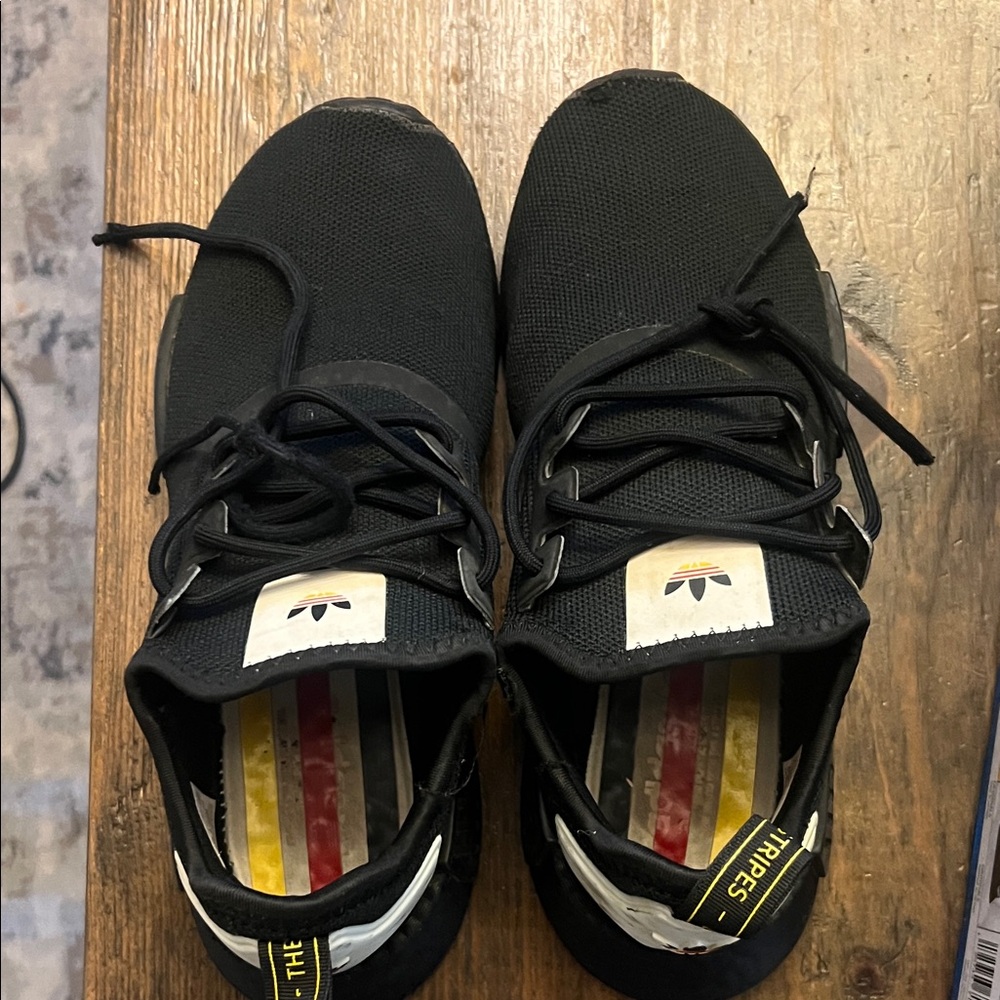 Adidas Black and White Men's Sneakers